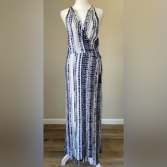 LIKE NEW KNOX ROSE EMBROIDERED TIE DYE MAXI DRESS - Picture 2 of 11